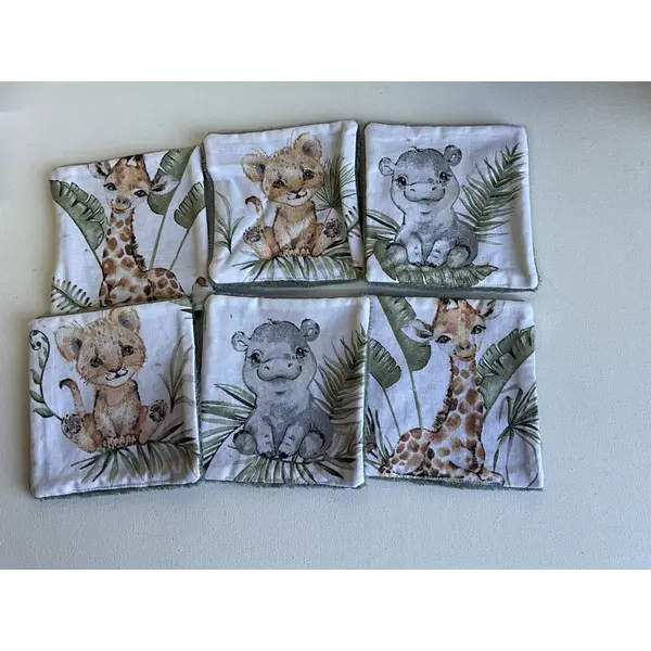 Lingettes bébé lavable