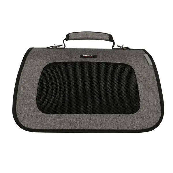 Sac pliable 49x27x26.5 cm gris pour chien