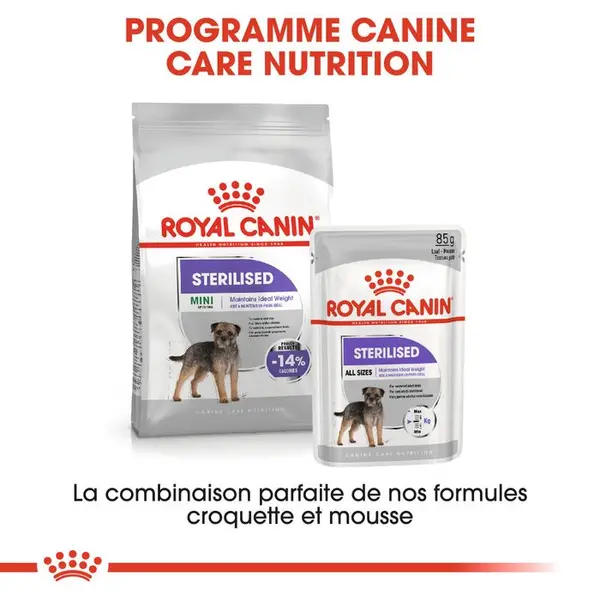 Sachet Sterilized en mousse pour chien stérilisé - 85 g x 12