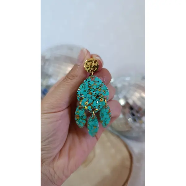 Boucles d'oreilles _ océane _ bohème