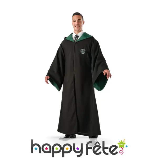 Robe de sorcier Serpentard pour adulte, deluxe