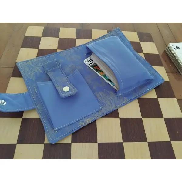 Etui de jeux de cartes polyvalent en textile upcyclé