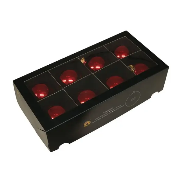 Boules de Noël classiques rouges (new)
