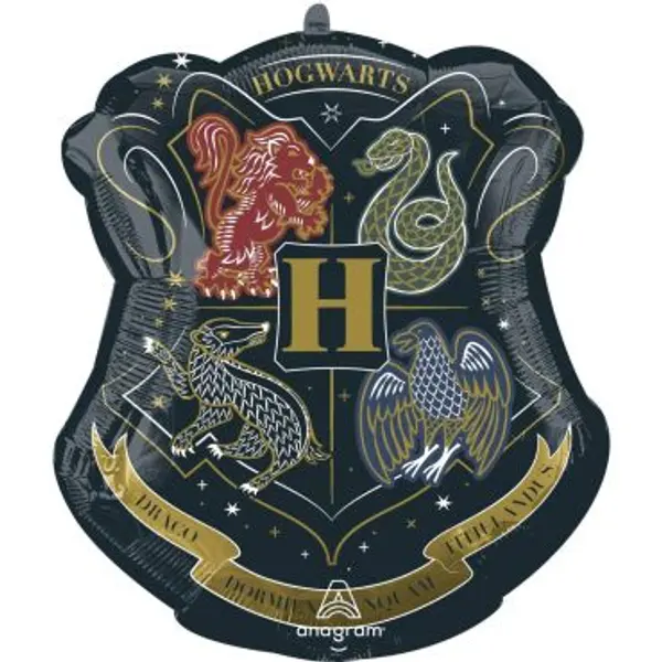 Ballon en aluminium - Blason de Poudlard - 68 x 63 cm - Harry Potter™