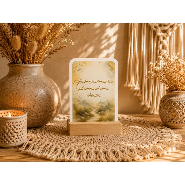 Lot de 30 cartes d'affirmations positives – développement personnel – cartes de motivation et de bien-être