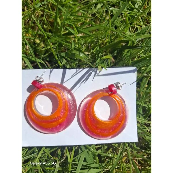 Sunset glow – boucles d’oreilles effet coucher de soleil