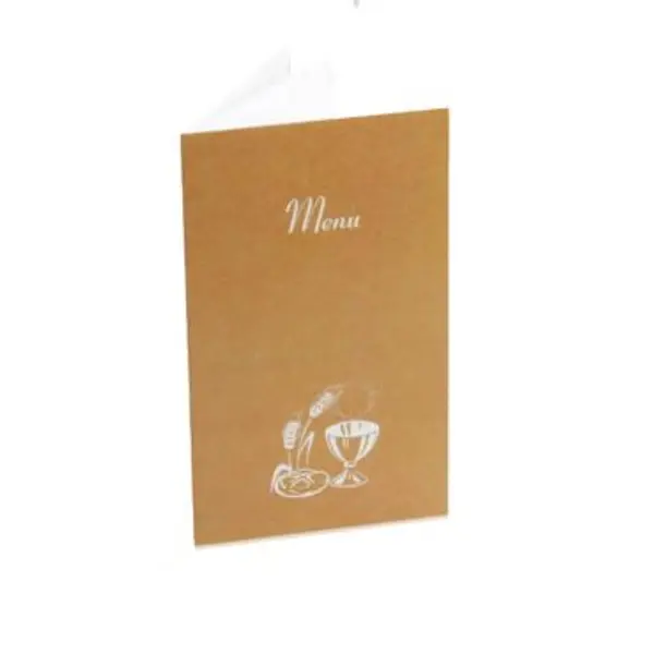 Menu Communion - Calice Kraft