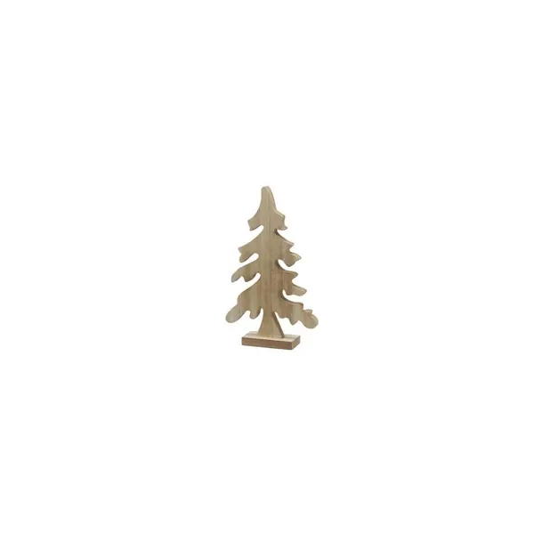 Sapin de Noël en bois naturel 38,5cm