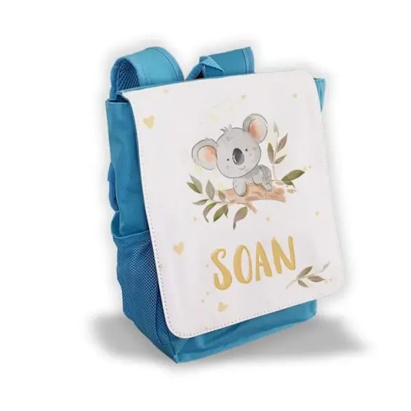 Sac à dos pour enfant personnalisé avec prénom modèle Koala