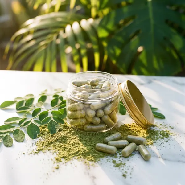 Gélulles de moringa oleifera