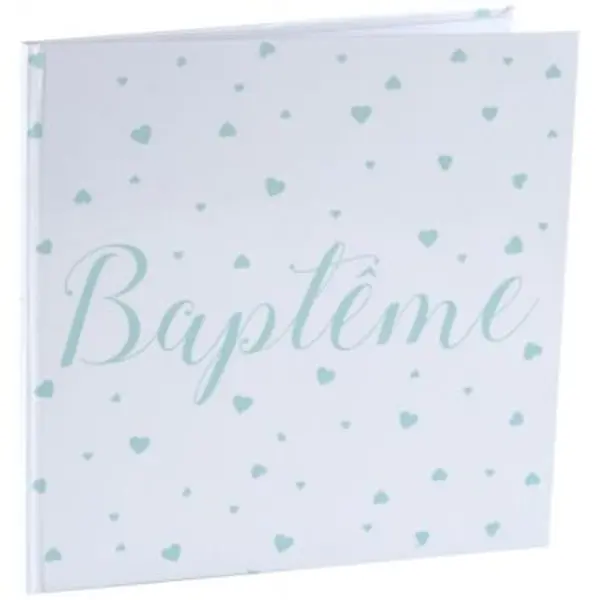 Livre d'Or Baptême - Vert Menthe