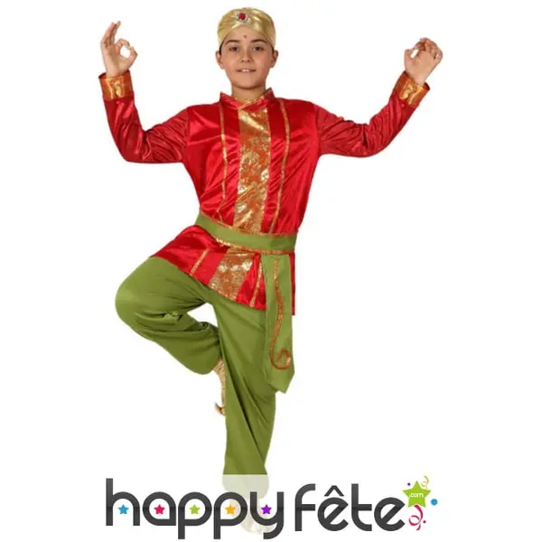 Déguisement petit danseur de bollywood