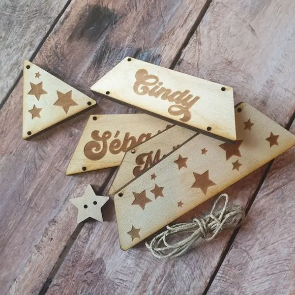 Notre Sapin DIY ! Décoration de Noël sapin en bois personnalisé