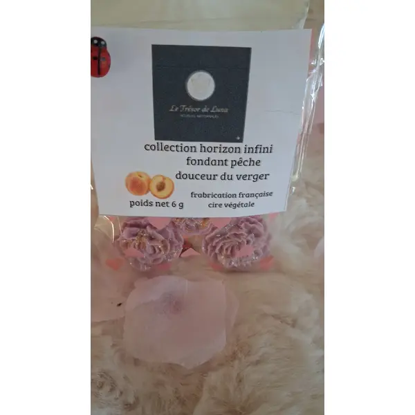 Fondants petites fleurs pêche -douceur de verger 6 g