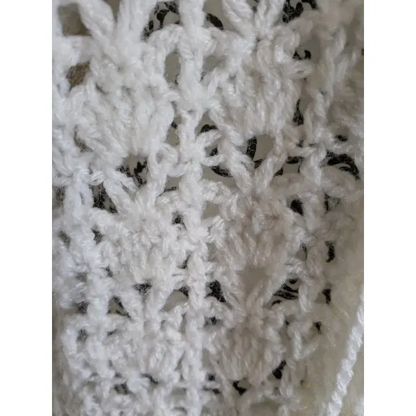 Longue veste au crochet fait main fête des mères