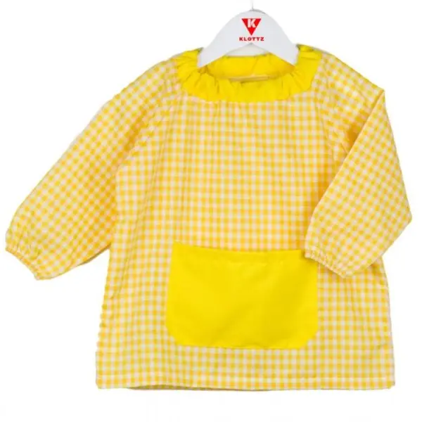 Blouse | tablier écolier personnalisé | Couleur jaune