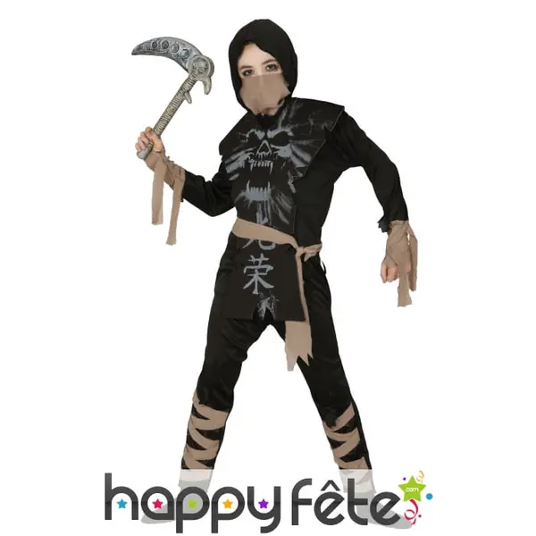 Costume de ninja des morts pour enfant