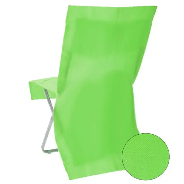 10 Housses de chaise jetable Verte Opaque Destockage