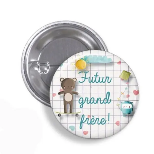 Badge Futur grand frère ou future grande soeur