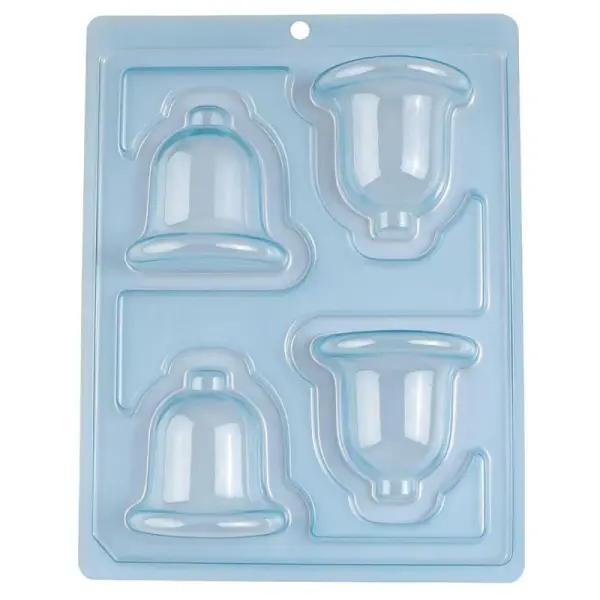 Moule chocolat en 3 parties Petites cloches