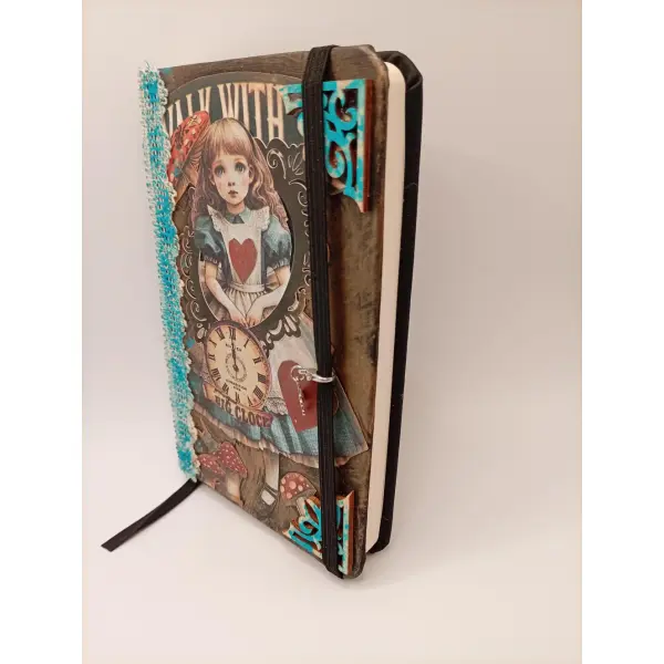 Carnet de notes porte-bonheur "alice et le trèfle"