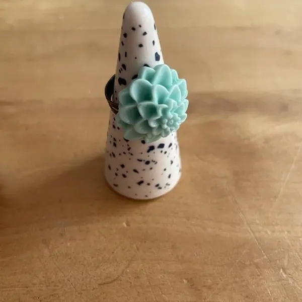 Bague réglable fleur