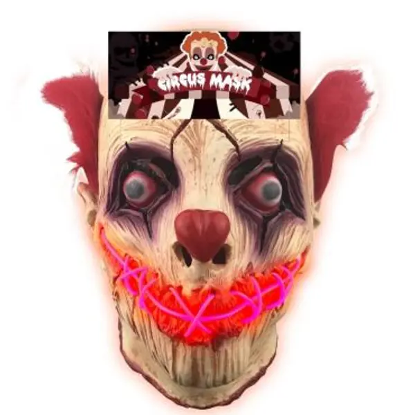 Masque en latex - Clown Lumineux