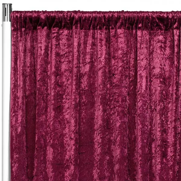 Backdrop Velours bordeaux 3 x 3 mètres