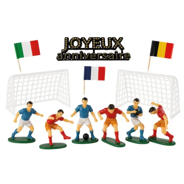 Kit décor gâteau football