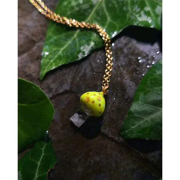 Pendentif champignon fluorescent
