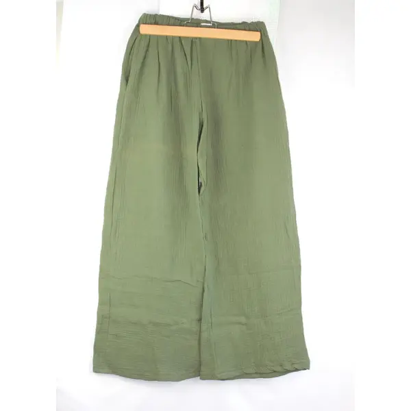 Pantalon léger en gaze de coton