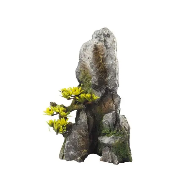 Bonsaï Slat pour décoration d'aquarium, coloris variable - H.17,2cm