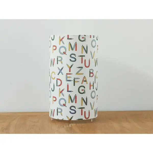 Lampe enfant alphabet – lampe de chevet colorée, décoration chambre bébé, bureau et salle de jeux