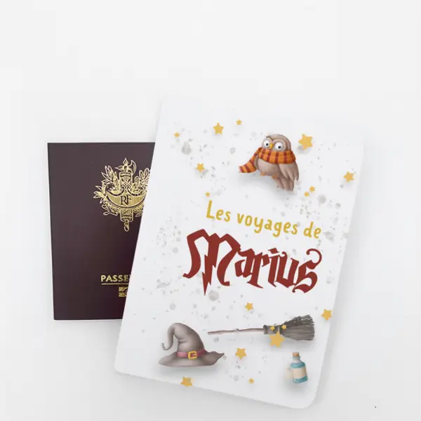 Protège passeport personnalisable Sorcier