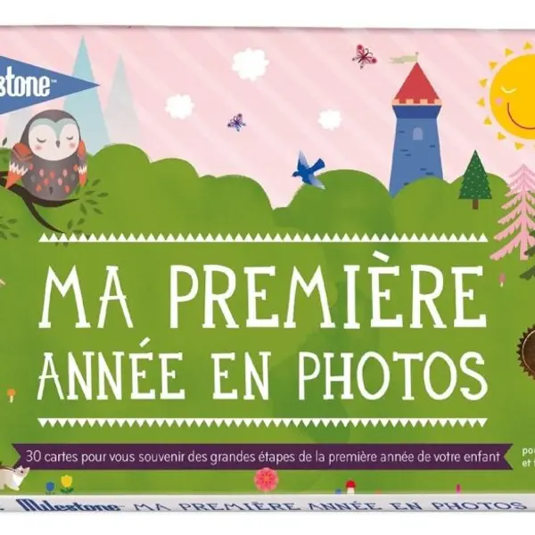 30 cartes Ma première année en photos Milestone (classique)