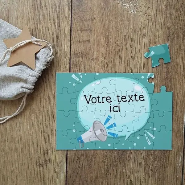 Puzzle personnalisable - Annonce