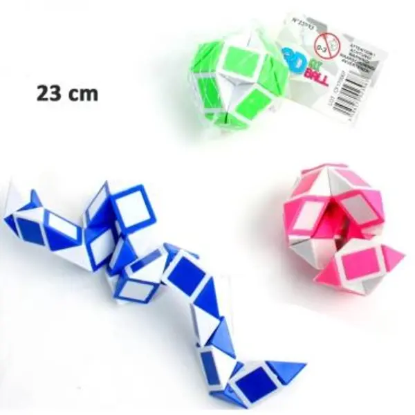 Serpent Cube Magique QI Ball 3D - Couleur Aléatoire
