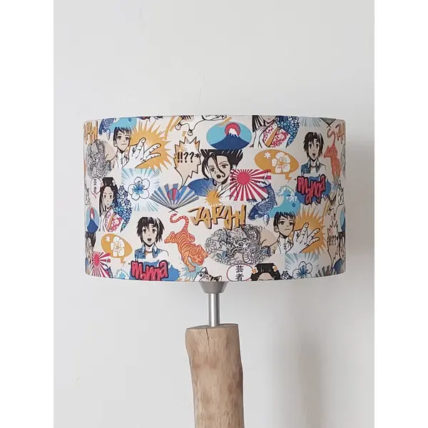 Abat-jour manga japonais – déco ado, gaming, japon, pop culture, chambre, bureau, lampe de chevet, suspension, idée cadeau