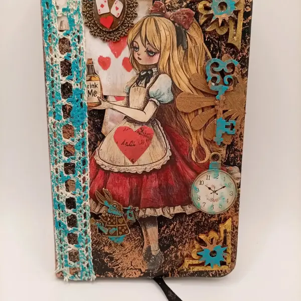 Carnet de notes "alice manga"