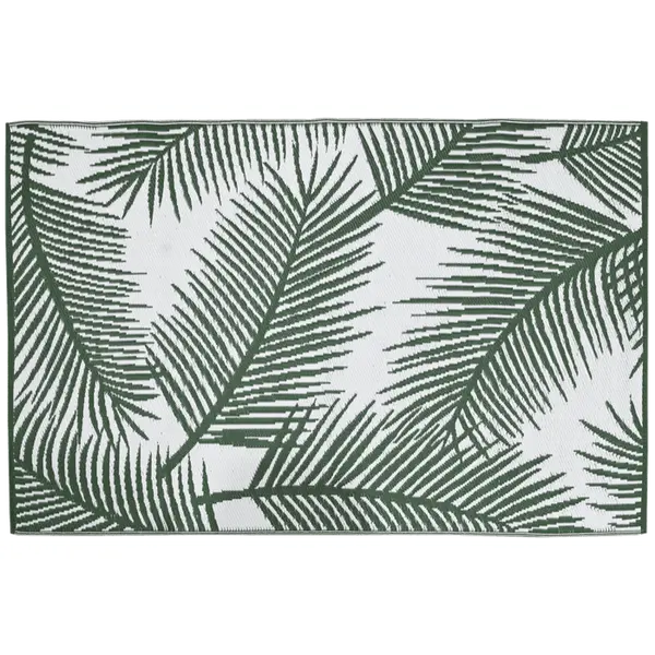 Tapis rectangulaire Jacquard PALMERA réversible 90x150cm