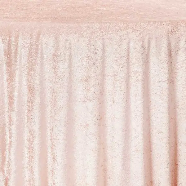 Nappe Velours blush ronde 300cm