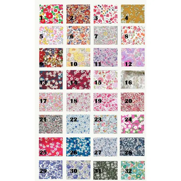 Mouchoir de poche costume tissu liberty au choix, carré pochette costume mariage.