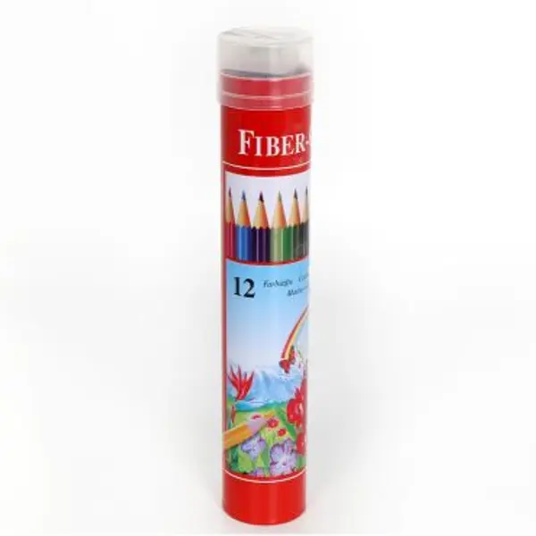 12 Crayons de couleurs avec Taille Crayon