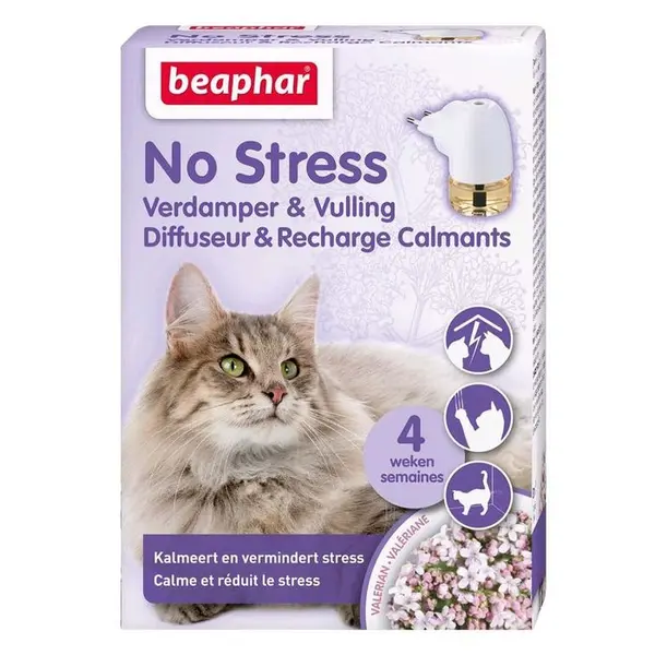 Diffuseur calmant pour chat: 1 prise + 1 recharge 30 ml
