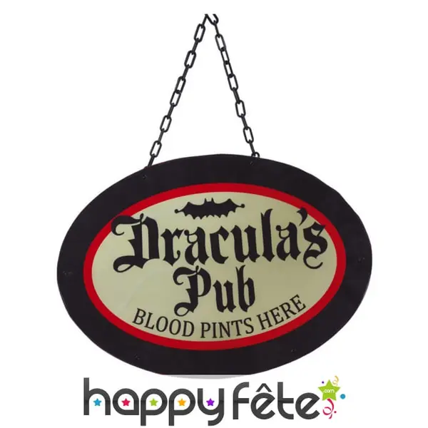 Pancarte bar de vampire, 47cm
