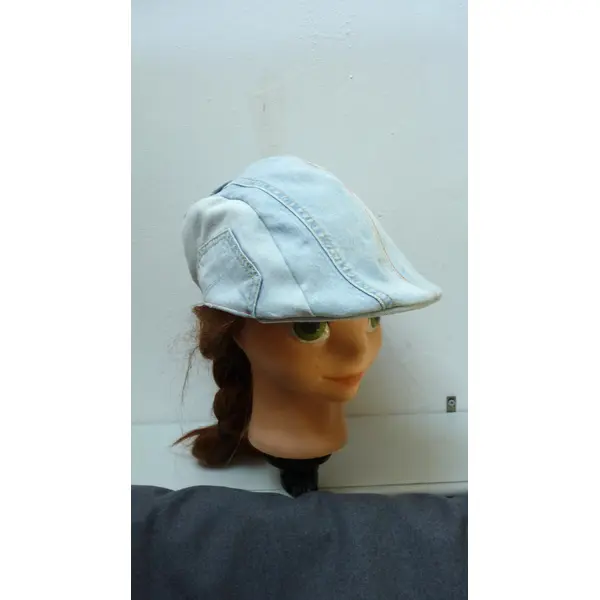 Casquette bec de canard t59/62 geg n°30 bleu clair, cadeau homme, flat-cap