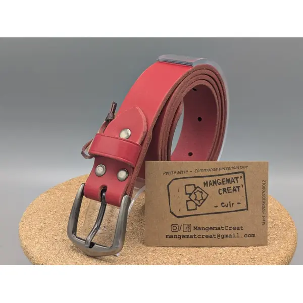 Ceinture cuir véritable