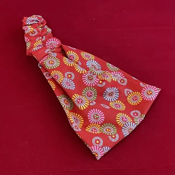 Bandeau pour cheveux soleil levant rouge