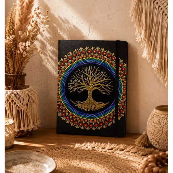 Carnet a4 arbre de vie mandala – 50 pages blanches