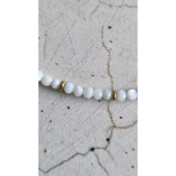 Collier perles nacre naturelles